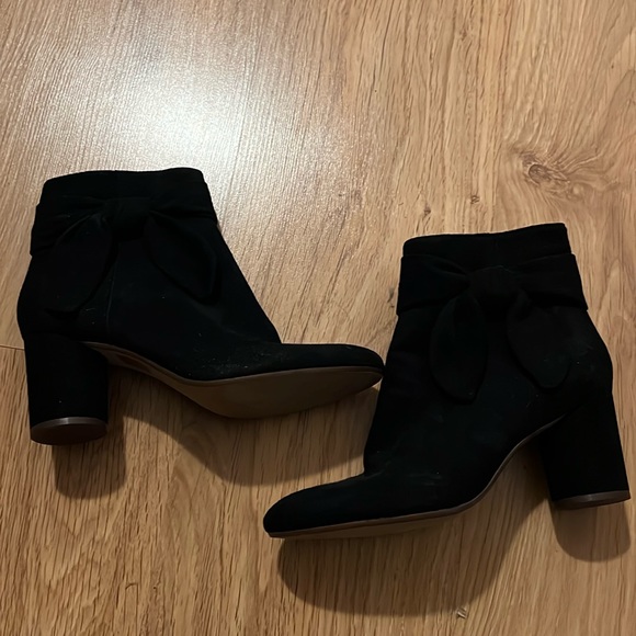 Madewell Esme Bow Black Booties - Picture 4 of 8